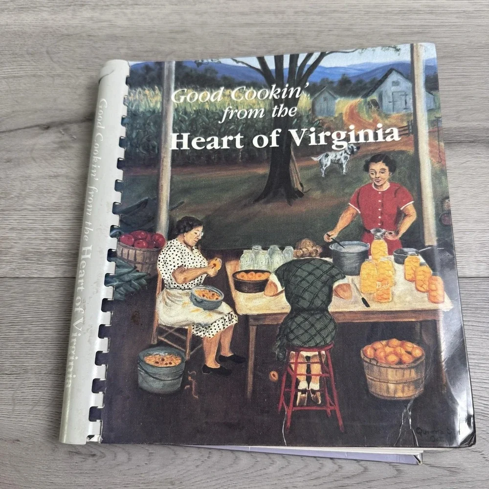 Vintage Good Cookin' From The Heart Of Virginia Cookbook Junior League Lynchburg